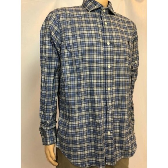 Polo Ralph Lauren Men’s Button Down Shirt Longsleeve Blue 100% Cotton Size XL - Picture 3 of 10